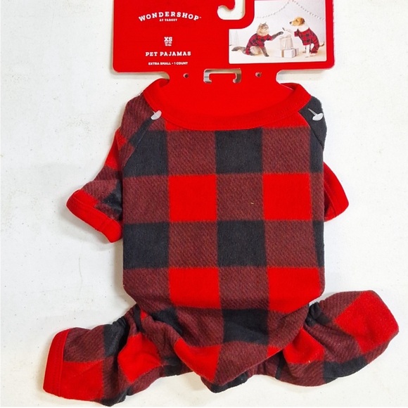Wondershop Buffalo Check Black/Red Matching Family Dog/Cat Holiday Pajamas New! - Picture 3 of 11